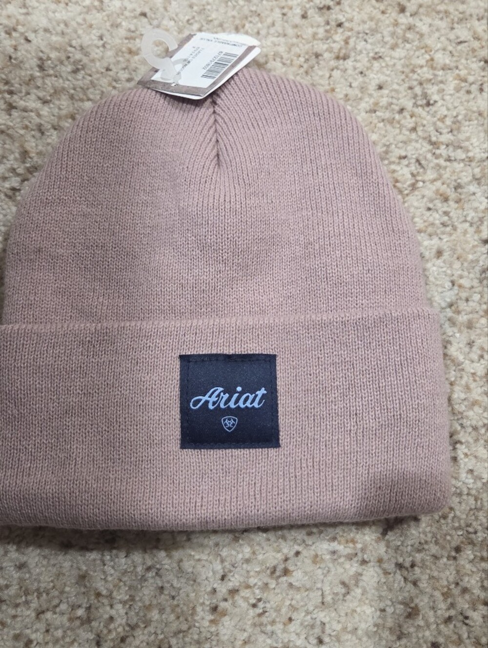 Ariat Womens Knit Beanie - Dusty Mauve